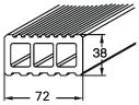 Werzalit Unterkonstruktionsriegel bz